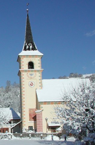 die Kirche zum Hl. Andreas in St. Andrä